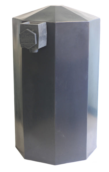 Cistern - Charcoal Black - 50% Recycled - 500 L / 132 Gallons